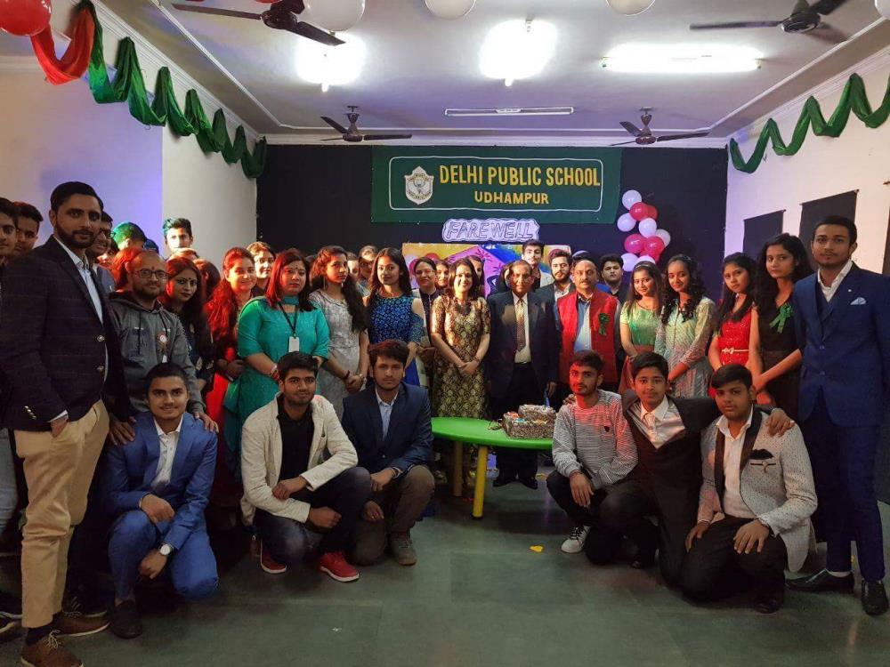 on 2ND Feb ,2018, Delhi Public School Udhampur bid a fond farewell to the outgoing class XIITH batch of 2017 with great enthusiasm.