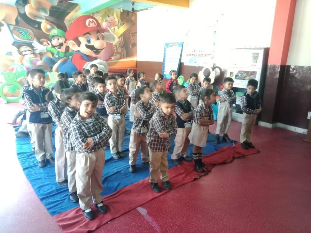 Be fit and be Healthy is the motto of Fitness week at DPS Udhampur. Today children of Pre -Primary area were tuned into the rhythm of aerobics exercise.